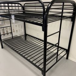 Brand New twin bunk beds black!  