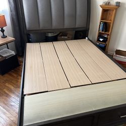 Queen Bedframe & Headboard