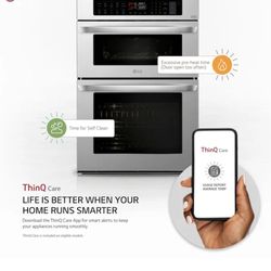 NEW LG 30”ELECTRIC CONVECTION OVEN MICROWAVE COMBO WITH A FACTORY WARRANTY 8/10/24. 