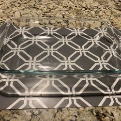 Large 3 Qts Rectangle Shaped Baking Dish W/handles, 9 By 13 Inches, Thick Glass
