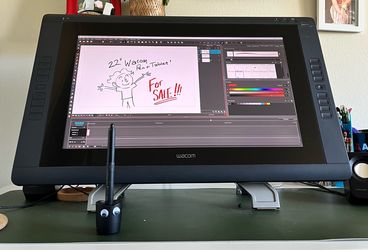22” HD Wacom Drawing Tablet & Pen w/ X-Stand