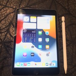 iPad Mini 5th Gen w/ Apple Pencil 