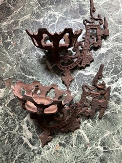 Antique Candle Wall Mounts