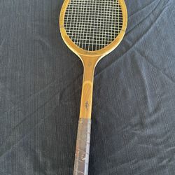 Vintage Chis Everett Wilson Pro Staff Wood Tennis Racket