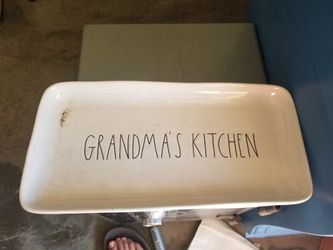 Grandma's Kitchen Platter RAE DUNN