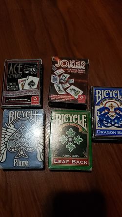 DIFERENT PPOKER CARDS 5X20