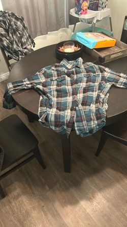 Blue Multi-colored Flannel