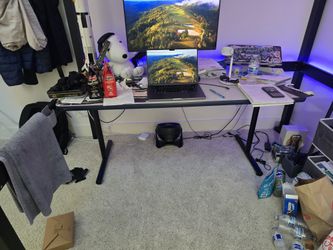 Solid wood work table