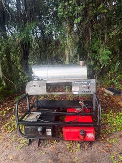 Commercial Hot Water Pressure Washer Skid – Gas & Diesel Tanks