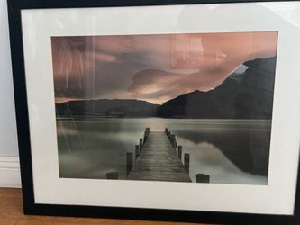 Beautiful Sunset photo with frame/mat