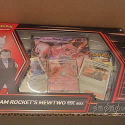 Pokémon  Team Rocket's Mewtwo Ex Box