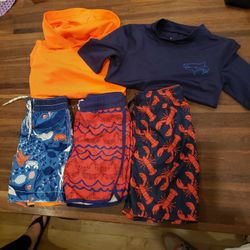 Boys 4 Year Old Swim Wear Bundle