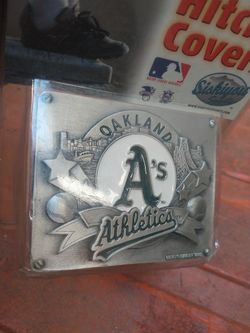 Oakland As Baseball Team Tow Hitch Cover Brand New