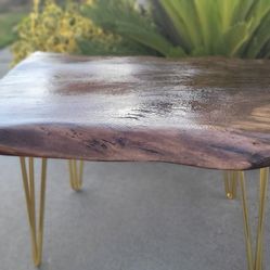 Coffee Table. " BLACK WALNUT" 100% Real Wood Handmade 