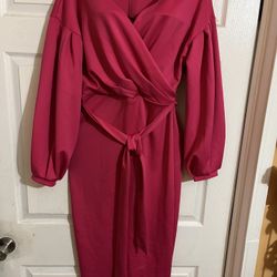 Women Dress Size (M) Hot Pink 