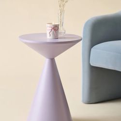 Urban Outfitters Lilac Purple  Metal Side Table 
