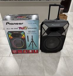 Pioneer PBM5 Portable Bluetooth Party Speaker RGB Lights