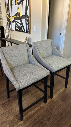Grey barstools