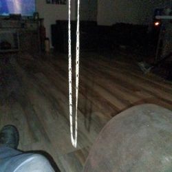 Beautiful Necklace With Gold Silver And Diamond Cut