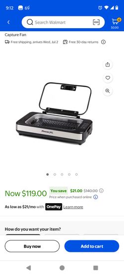 Power XL Electric Smokeless Grill