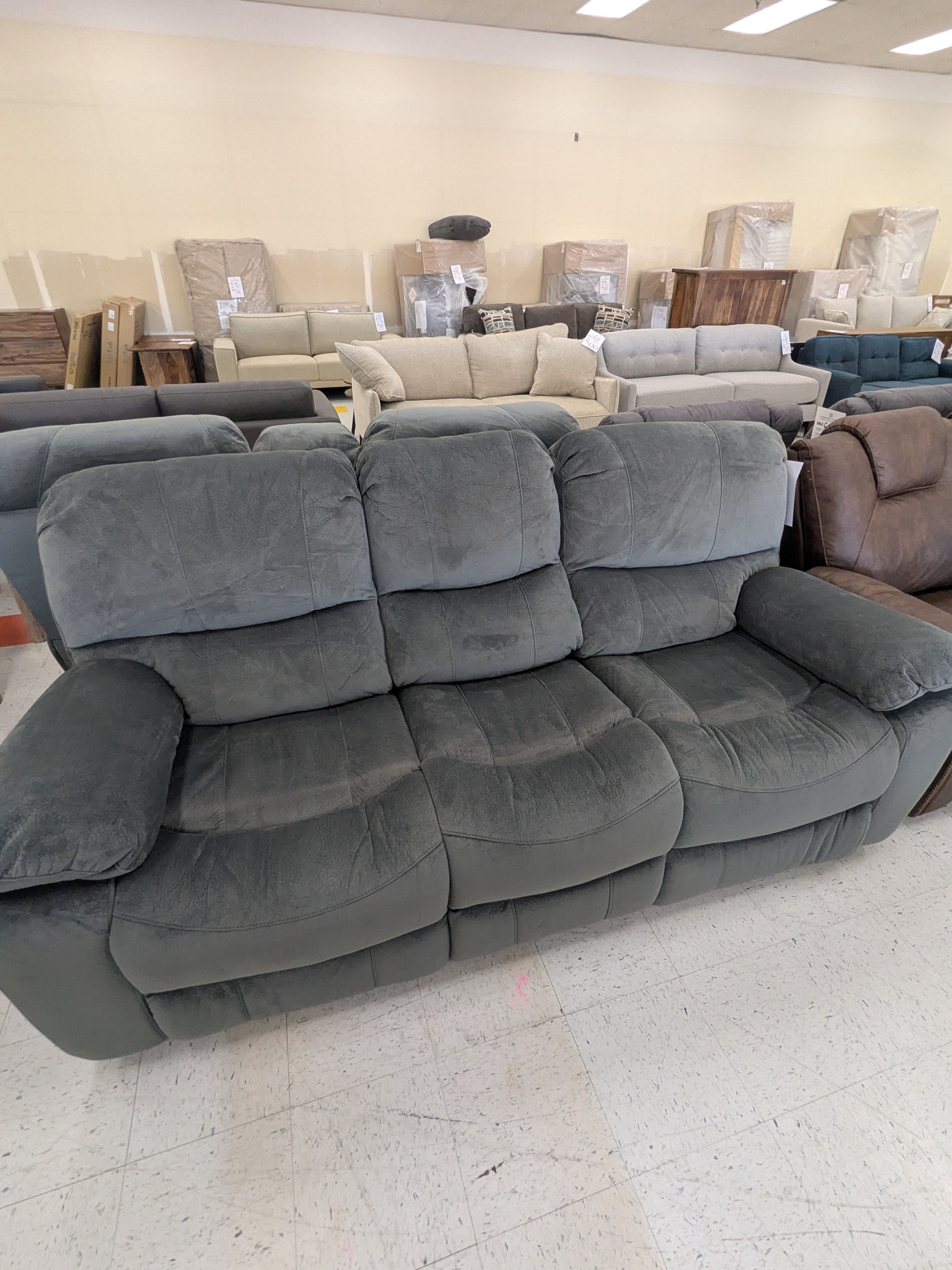 Ramsey Steel Rec Sofa 6014