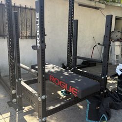 Rogue Fitness West Side Bench With Thompson Fat Pad For Sale 