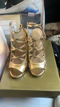 Gold heels