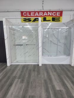 Shower base & Glass Doors