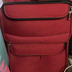 red suitcase