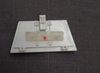 VINTAGE HASBRO 1985 G.I JOE ACCESSORY USS FLAGG CRANE ENGINE PANEL COVER