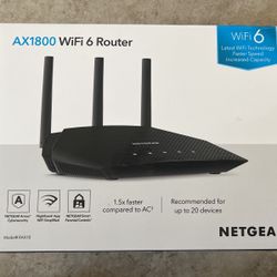 Netgear Wifi 6 Router 
