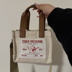 True Religion Canvas Tote Mini Bags