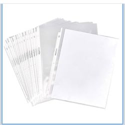 Clear Folder Sleeves 
