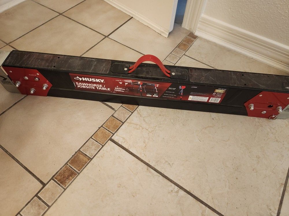 Husky Saw Horse Job Table