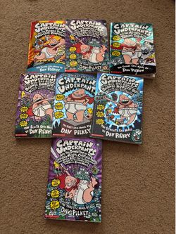 Captain Underpants Books 7 set