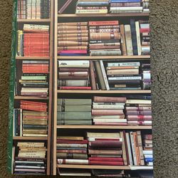 “BOOKSHELF” 1,000-piece puzzle, BY Gibbs Smith, Excellent Condition