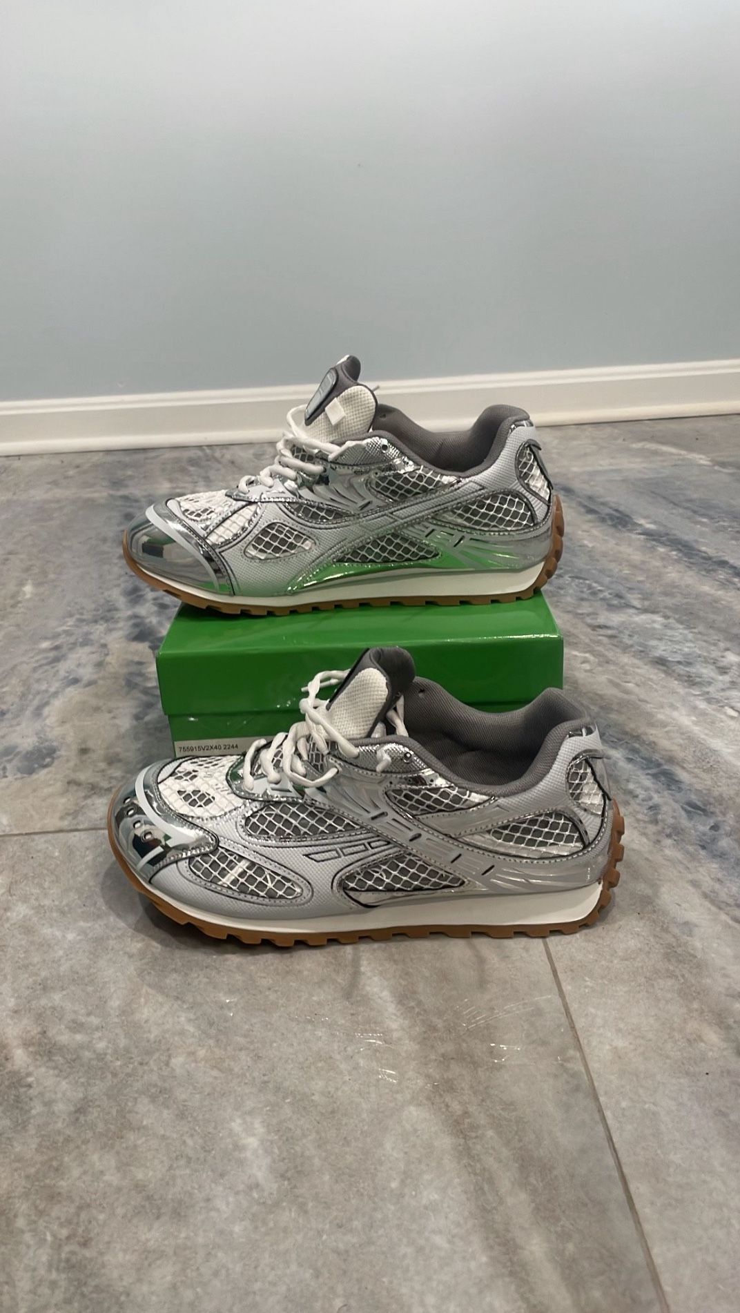 Bottega Veneta Orbits Silver