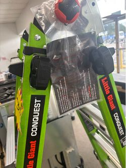 Little Giant Conquest All-Terrain M22 Fiberglass Ladder 22 Ft Reach