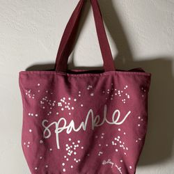 Radley London Zipper Top Tote Bag Canvas Scottie Dog Sparkle