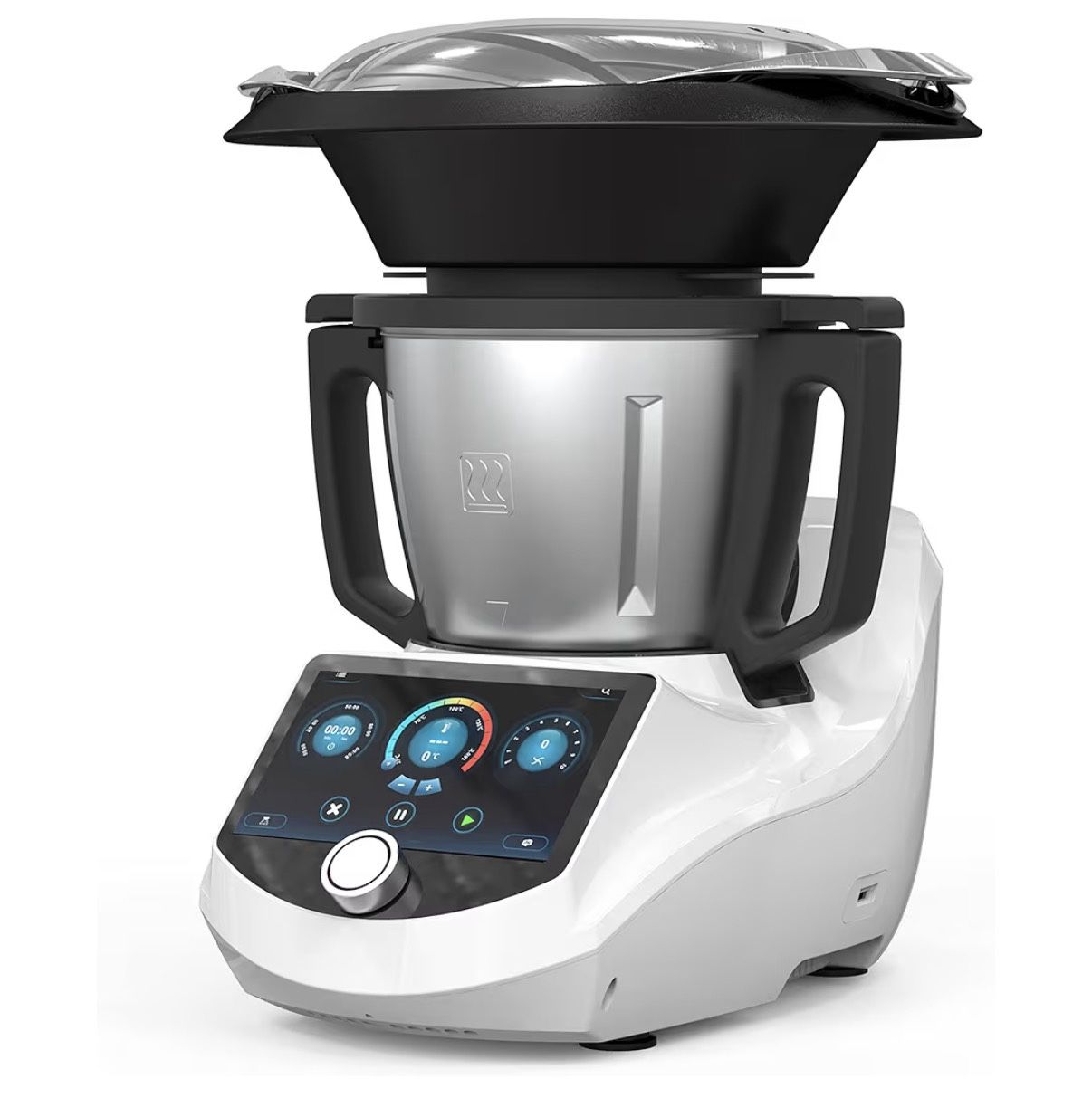 ChefRobot Smart Food Processor UltraCook All-in-One Auto Cooking Machine,3.5L Capacity,600+ Online Recipes, Built-in Scale, 7 inch TFT Screen, Self-Cl