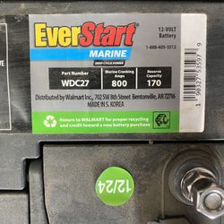 Marine Deep Cycle RV Batteries