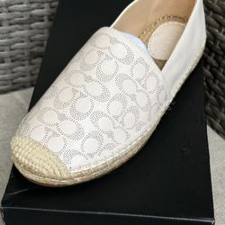 Coach Leather Espadrilles 