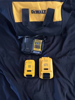 Dewalt batteries and charger