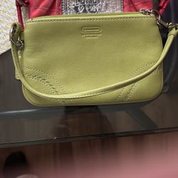 Coach Leather Wristlet 