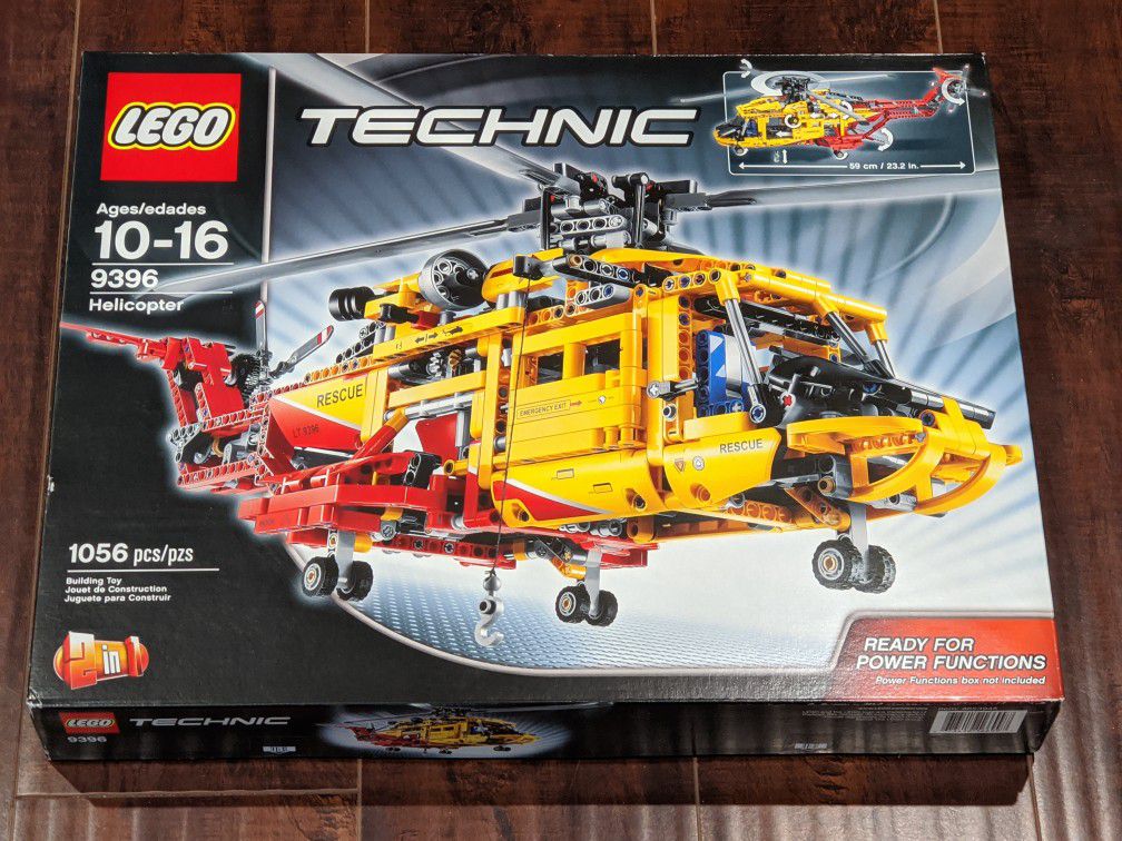 Brand new retired LEGO #9396 helicopter
