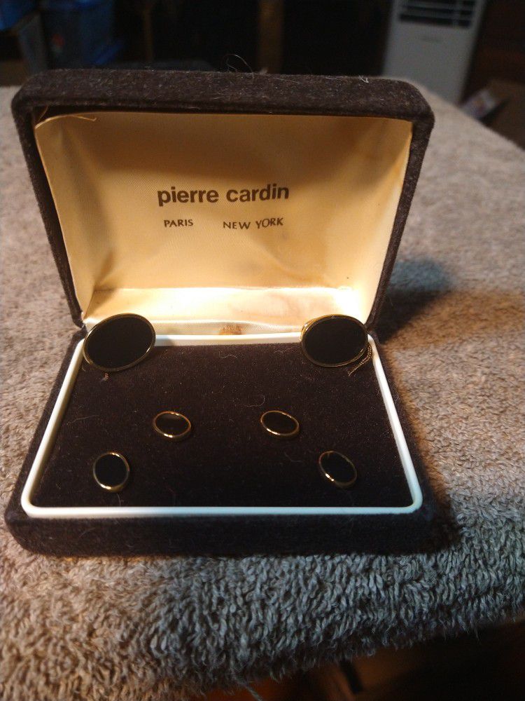 Pierre Cardin Cuff Link AND Stud Set