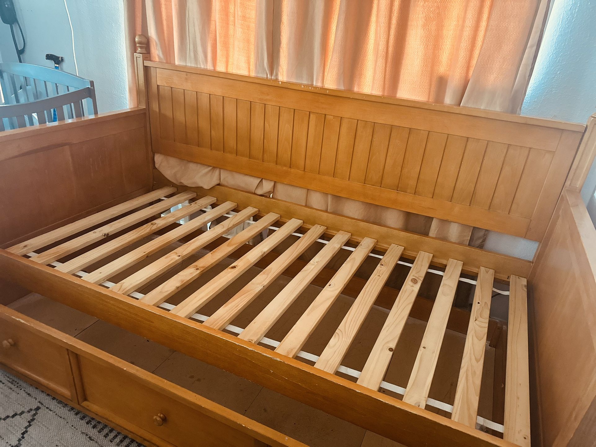 Twin Bed with Huge Storage Box
