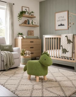 Kids Dinosaur Knitted Stool