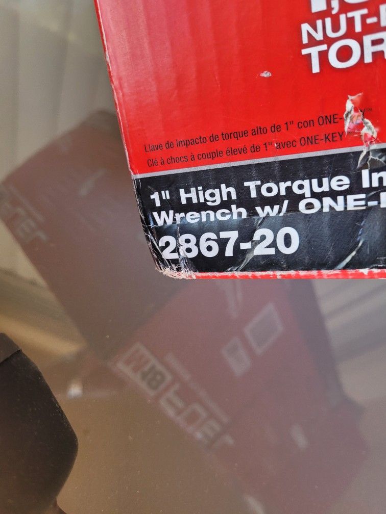 Milwaukee 1"higt Tequesta Impact Wrench W/ HONE-KEY