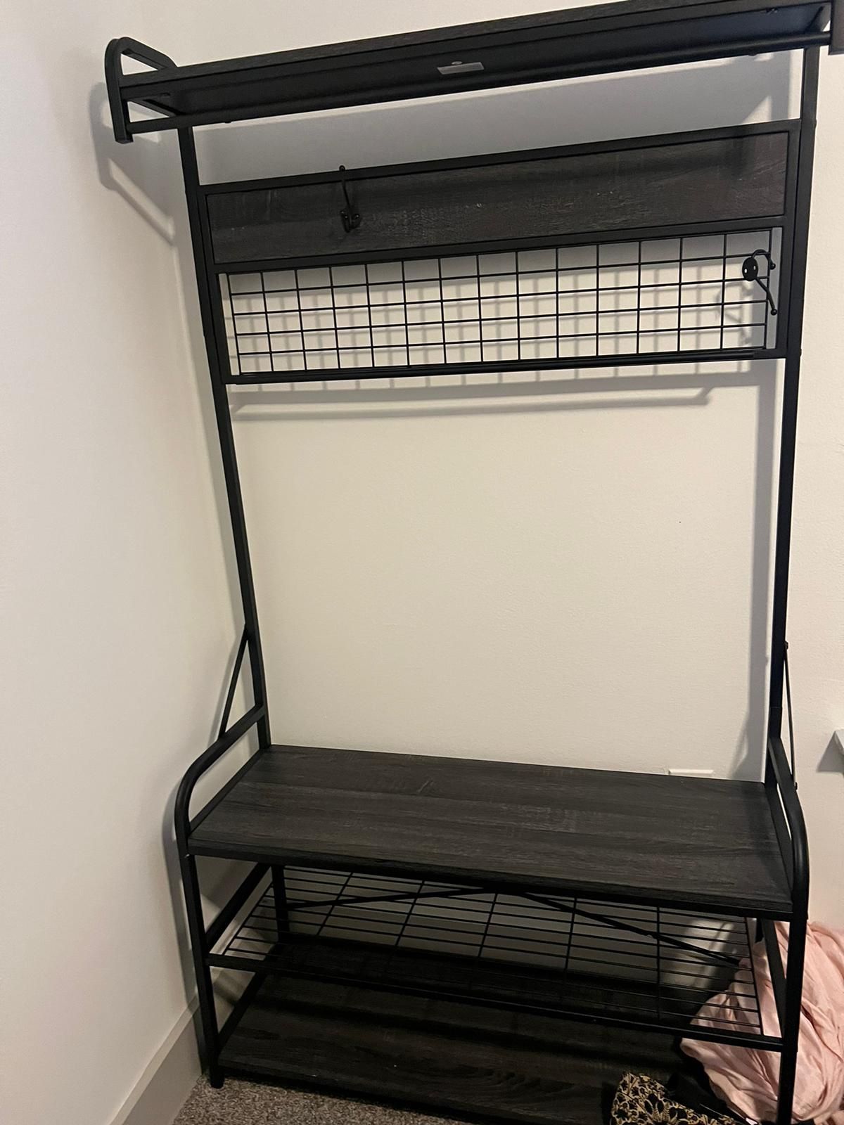 Entryway Shoe And Clothes Rack